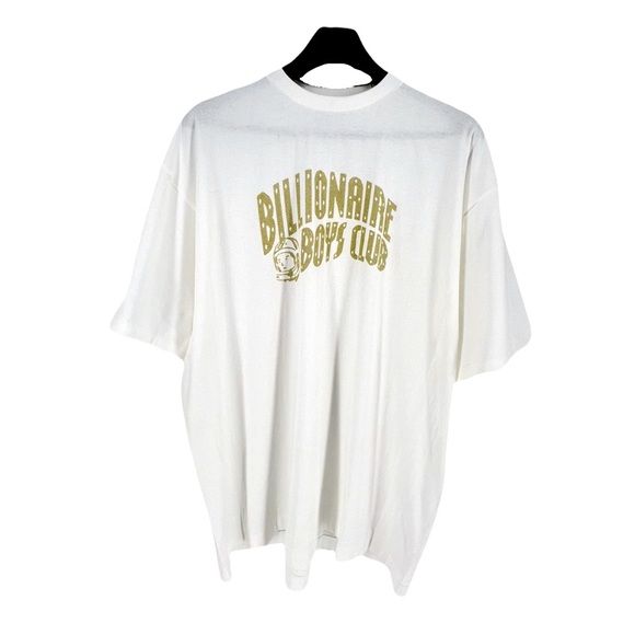 BILLIONAIRE BOYS CLUB CLASSIC ARCH WHITE & GOLDEN YELLOW LOGO TEE - Picture 9 of 9